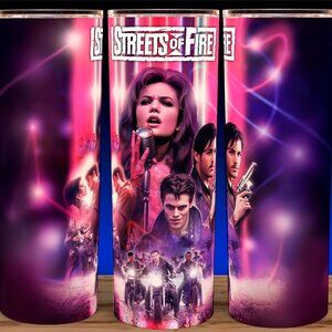 Streets of Fire 80s William Dafoe - Diane Lane Movie Cup Mug Tumbler 20oz